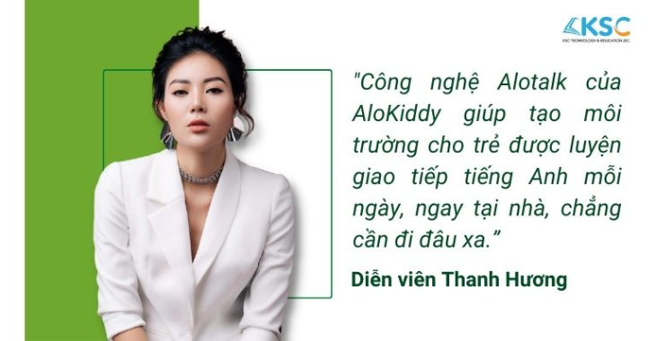 Diễn viên Thanh Hương chia sẻ lý do chọn AloKiddy 