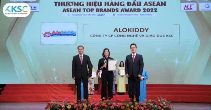 AloKiddy được vinh danh Top 10 thương hiệu hàng đầu ASEAN 2022
