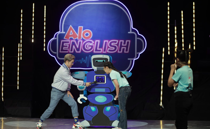 Công nghệ của Alokiddy xuất hiện trong gameshow tiếng anh Alo English
